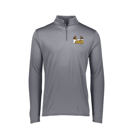 [FTLQFLGY-FAXS-LOGO2] Ladies Flex-Lite 1/4 Zip Shirt (Female Adult XS, Gray, Logo 2)