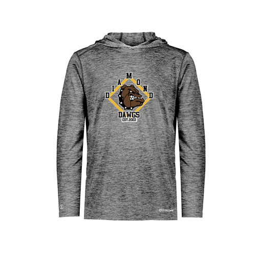 [FOLHCGBK-AS-LOGO3] Men's Charge Hoodie (Adult S, Black, Logo 3)