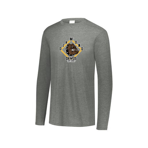 [FTLCUBGY-AXS-LOGO3] Men's LS Ultra-blend T-Shirt (Adult XS, Gray, Logo 3)