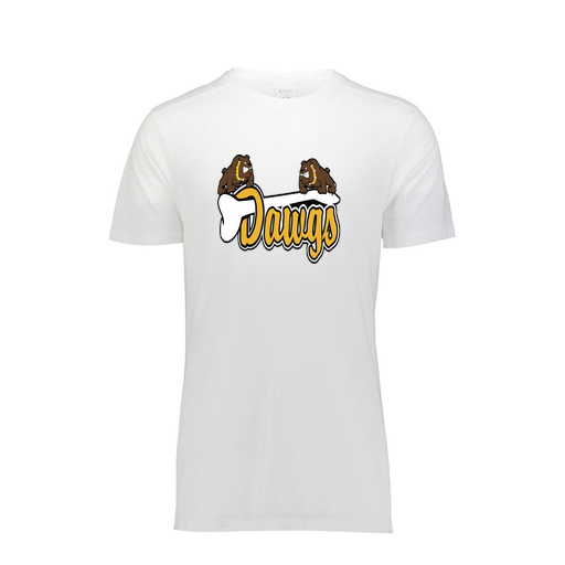 [FTSCUBWH-AS-LOGO2] Decker Men's Tri-Blend T-Shirt - Short Sleeve (Adult S, White, Logo 2)