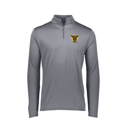 [2785.059.S-LOGO1] Men's Flex-lite 1/4 Zip Shirt (Adult S, Gray, Logo 1)