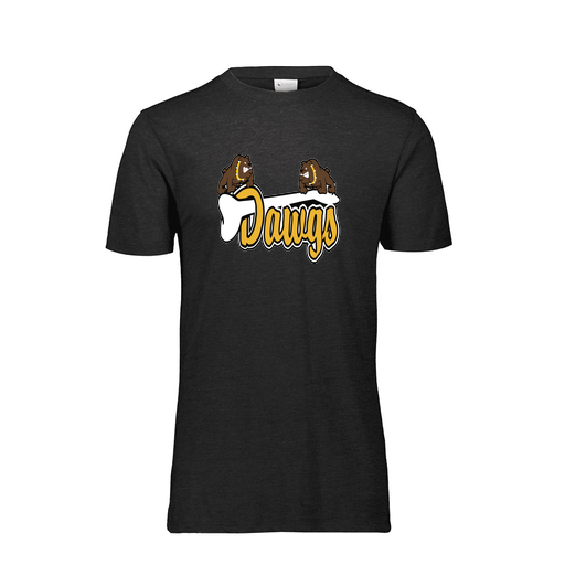 [FTSCUBBK-YS-LOGO2] Decker Youth Tri-Blend T-Shirt - Short Sleeve (Youth S, Black, Logo 2)