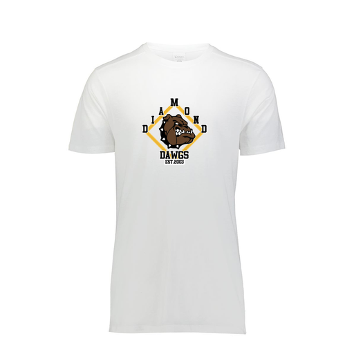 [FTSCUBWH-YS-LOGO3] Decker Youth Tri-Blend T-Shirt - Short Sleeve (Youth S, White, Logo 3)