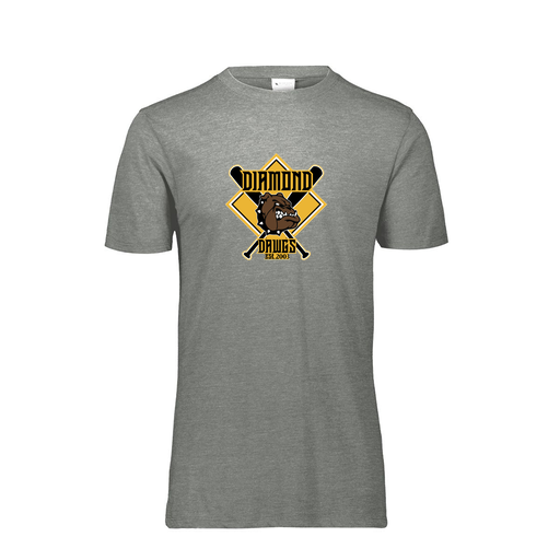 [FTSCUBGY-YS-LOGO1] Decker Youth Tri-Blend T-Shirt - Short Sleeve (Youth S, Gray, Logo 1)