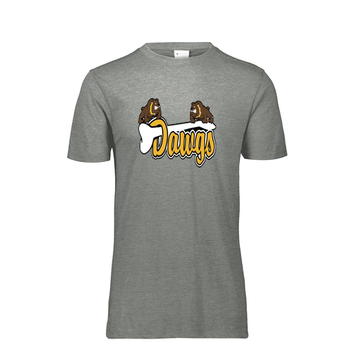 [FTSCUBGY-YS-LOGO2] Decker Youth Tri-Blend T-Shirt - Short Sleeve (Youth S, Gray, Logo 2)