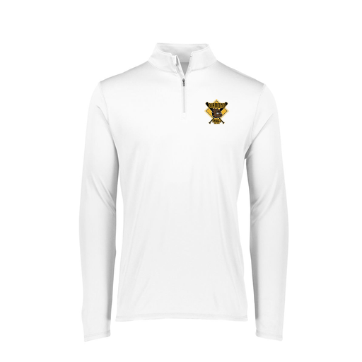 [2787.005.XS-LOGO1] Ladies Dri Fit 1/4 Zip Shirt (Female Adult XS, White, Logo 1)