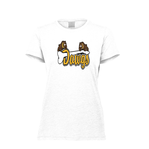 [FTSCUBWH-FAXS-LOGO2] Decker Women's Tri-Blend T-Shirt - Short Sleeve (Female Adult XS, White, Logo 2)