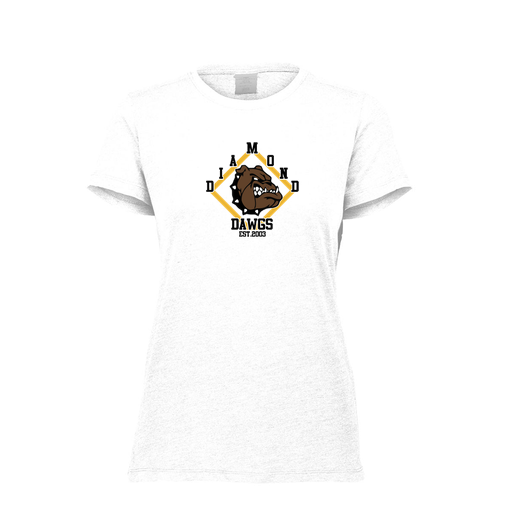 [FTSCUBWH-FAXS-LOGO3] Decker Women's Tri-Blend T-Shirt - Short Sleeve (Female Adult XS, White, Logo 3)