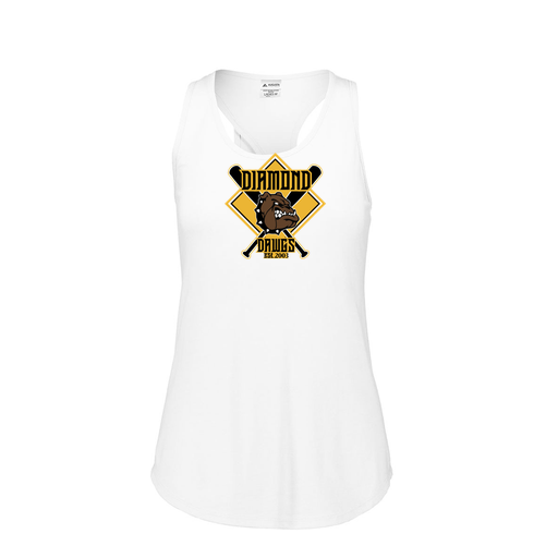 [3078.005.S-LOGO1] Ladies Tri Blend Tank Top (Female Adult S, White, Logo 1)