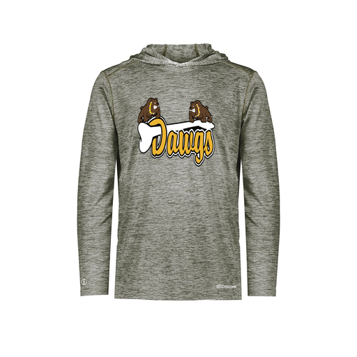 [FOLHCGGY-AS-LOGO2] Decker Men's Charge Hoodie (Adult S, Gray, Logo 2)