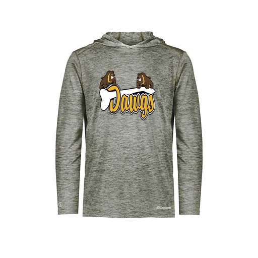 [FOLHCGGY-YS-LOGO2] Decker Youth Charge Hoodie (Youth S, Gray, Logo 2)