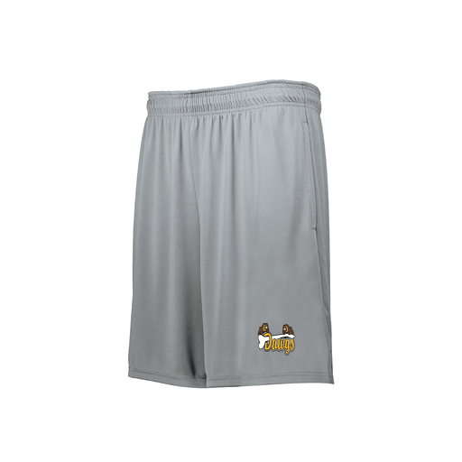 [229511.099.XS-LOGO2] Men's Swift Short (Adult XS, Silver, Logo 2)