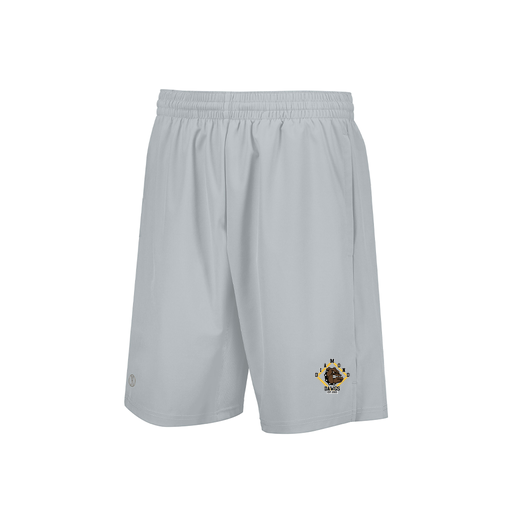 [229556.099.XS-LOGO3] Men's Weld Short (Adult XS, Silver, Logo 3)