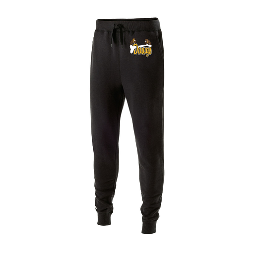 [229548.080.XS-LOGO2] Men's 60/40 Fleece Jogger (Adult XS, Black, Logo 2)