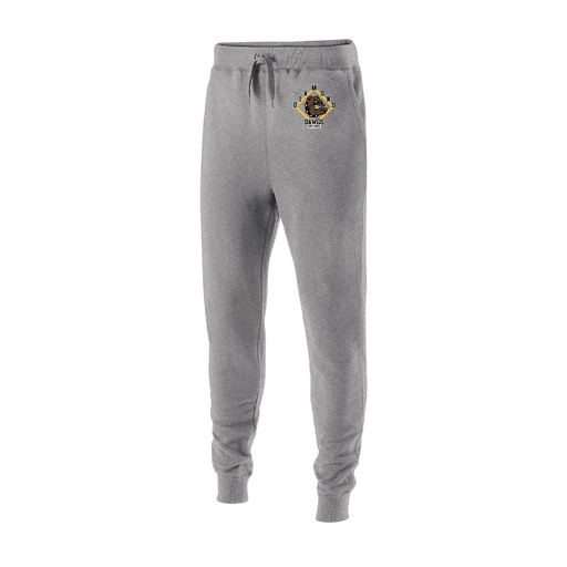 [229548.017.XS-LOGO3] Men's 60/40 Fleece Jogger (Adult XS, Silver, Logo 3)