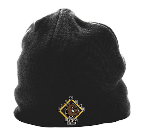 Pittsburgh Diamond Dawgs - Black Beanie Logo 3