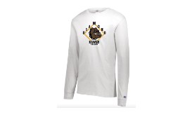 Pittsburgh Diamond Dawgs - White 100 Cotton Long Sleeve Shirt Logo 3
